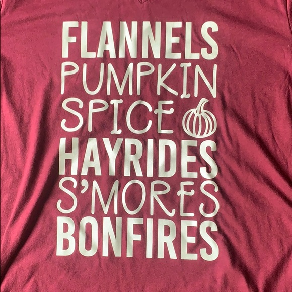 Cute Fall shirt NWOT - Picture 3 of 5